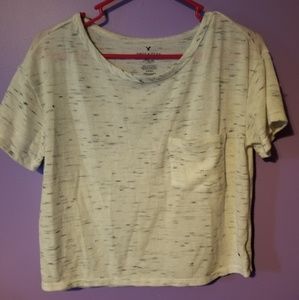 American eagle off the shoulder tee